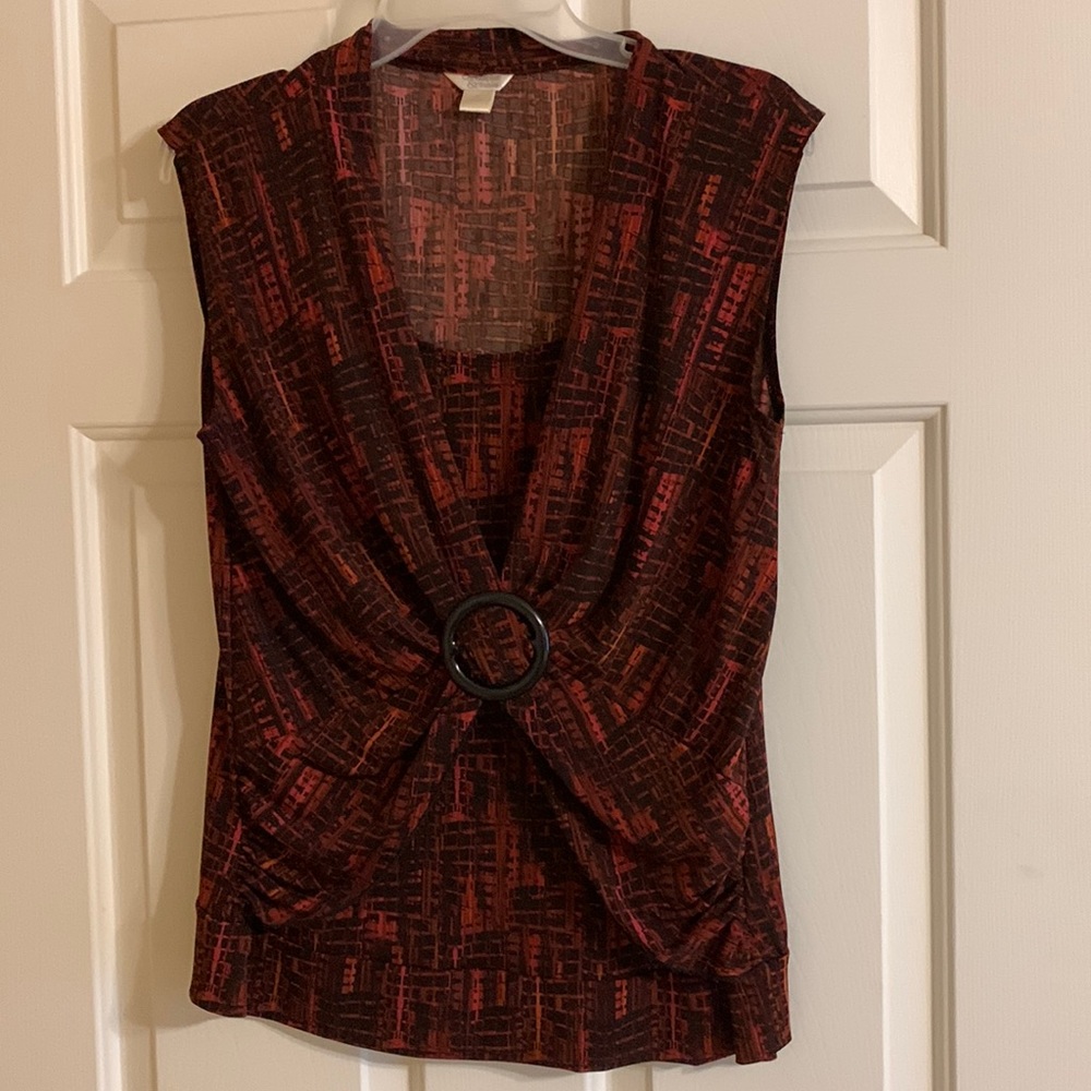Christopher & Banks multicolor size medium top.